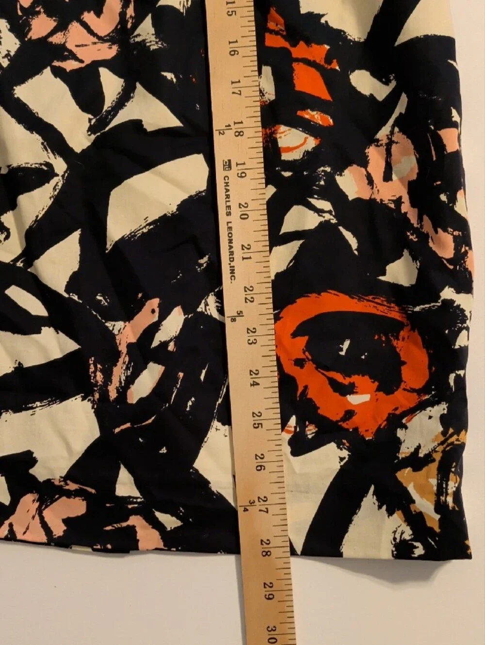J Crew Strapless Abstract Print Dress in Black & Cream Size 0